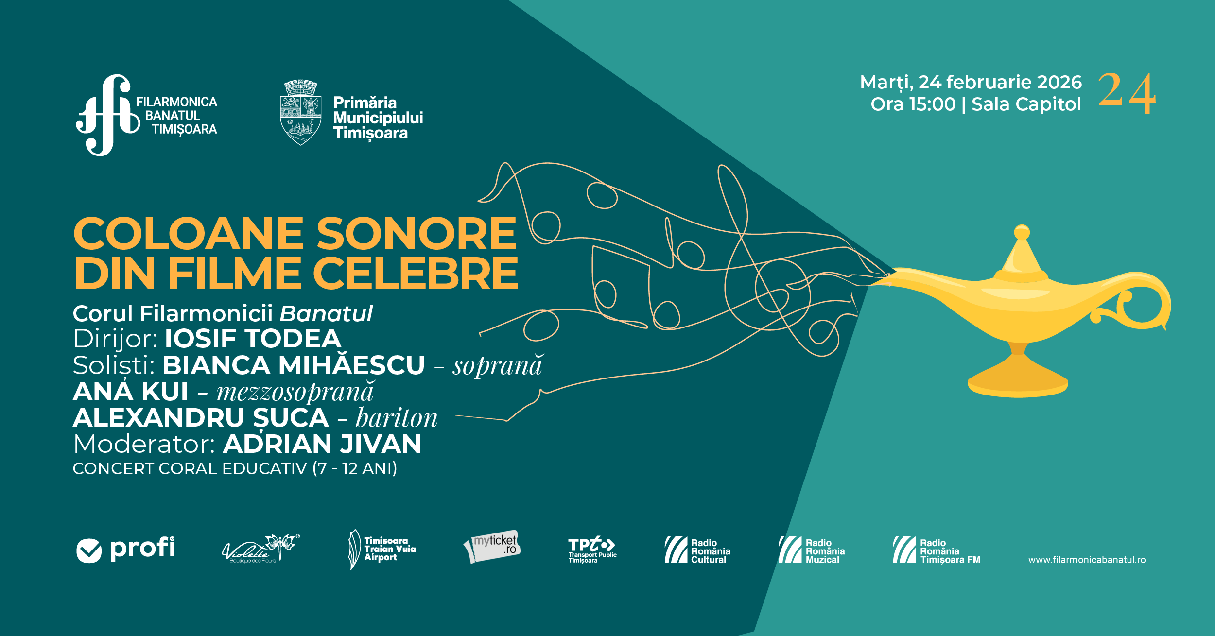 COLOANE SONORE DIN FILME CELEBRE | Recital educativ